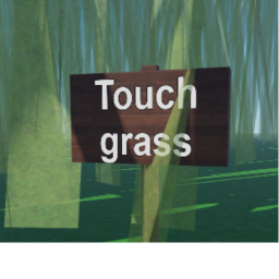 Touch grass.