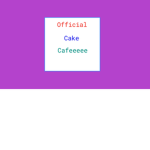 Official Cake Cafe
