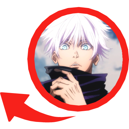 [Animated] Satoru Gojo Red Circle Roblox item