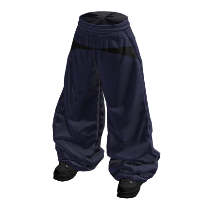 Navy Designer Tracksuit Pants