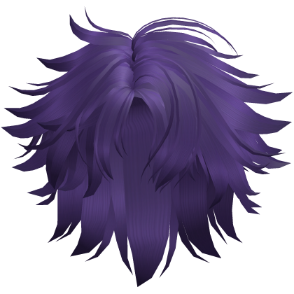 Middle Part Anime Boy Hair (Purple) Roblox item