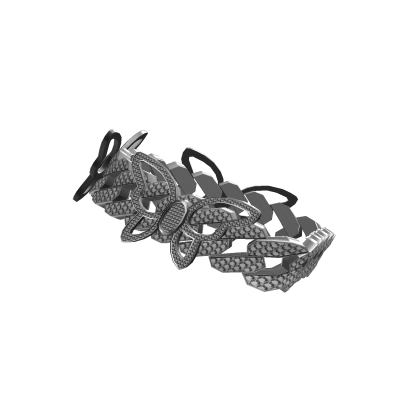SG| Sadity Silver Butterfly Cuban Bracelet (R) thumbnail