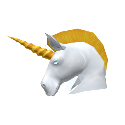 White Unicorn Helm