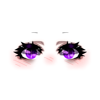 Purple Chibi eyes Roblox decal