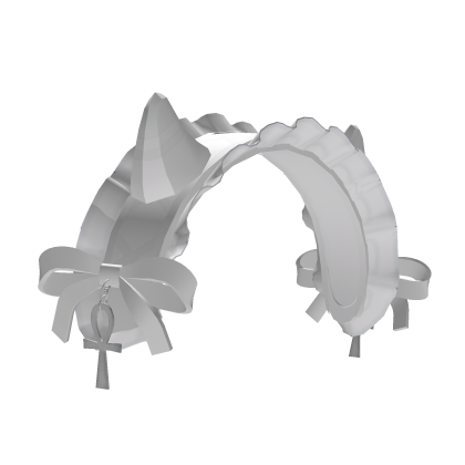 Sweet maid bonnet kawaii cross devil white Roblox item