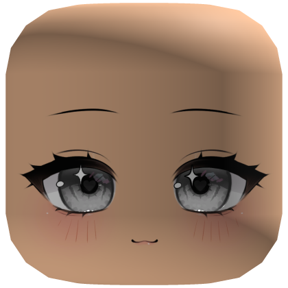 cute glowing anime chibi face thumbnail