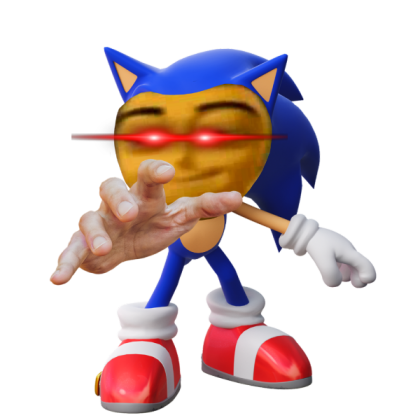 Sonic the Cursed meme Roblox decal