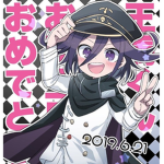 Kokichi oma with dat sas UwU