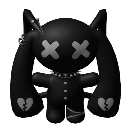 ♡ grunge emo bunny backpack