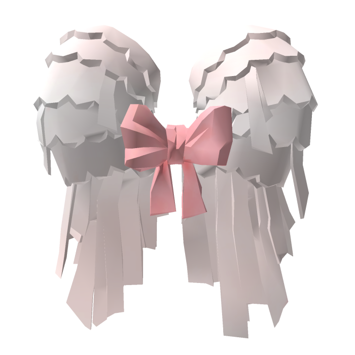 Angel Wings w/ Bow Pink