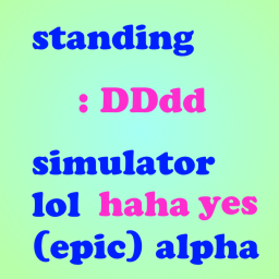 Standing Simulator Alpha (Ver. 0.1)