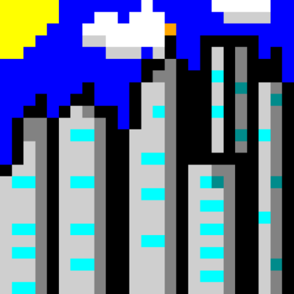 Pixel City Roblox decal