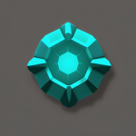 Bright Teal Stud