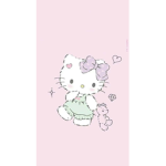 Cute quiet hallo kitty