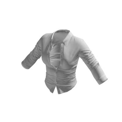 Office Siren Button Up Blouse (White)
