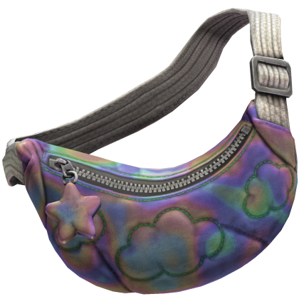 Holographic Cloud Star Sling Bag
