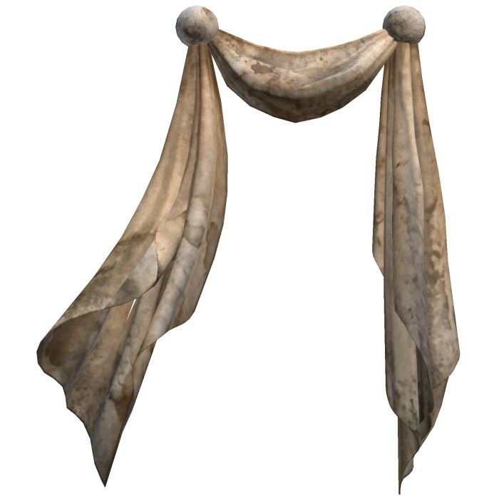 Ivory Draped Scarf