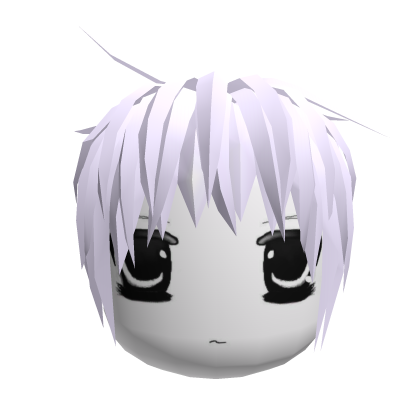 Vkei Alt Y2K Emo Hair & Face - Purple Roblox item
