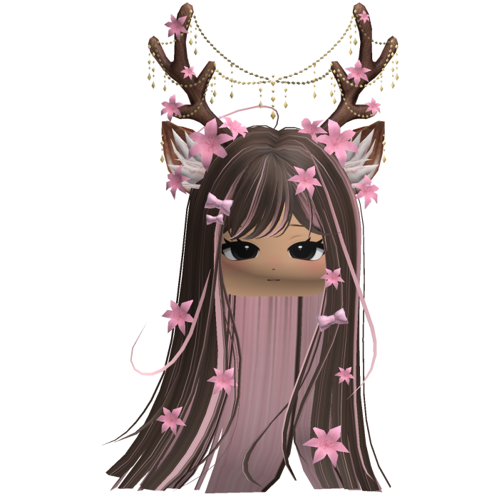 Ethereal Christmas Fairy Fawn Hair w/ Antlers