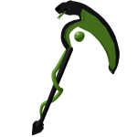 Purple Wizard's Green Scythe