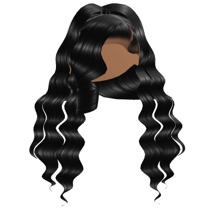 Wavy Voluminous Ponytail in Black