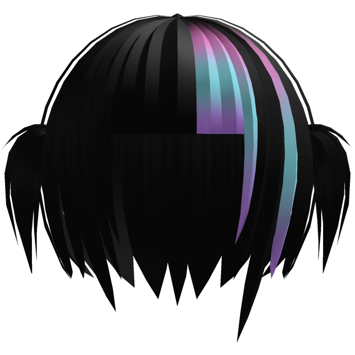 🕸️๋. ⭑ Mourning Gothic Pigtails || Black Pastel