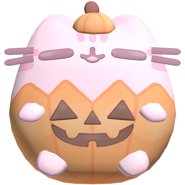 ♡ Cute Pumpkin Pushie Cookie in Pink