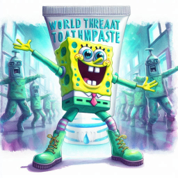 SpongeBob's World Threat - Toothpaste Edition