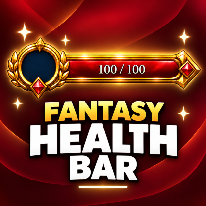 Fantasy Health Bar UI