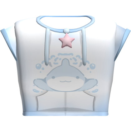 cute blue shark top