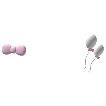 ︵‧˚♡ birthday girl balloons Roblox item