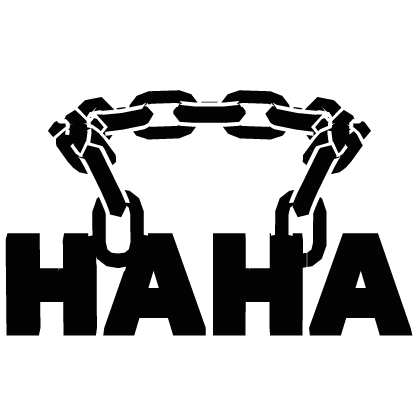 Cartoony White Haha Chain Roblox item
