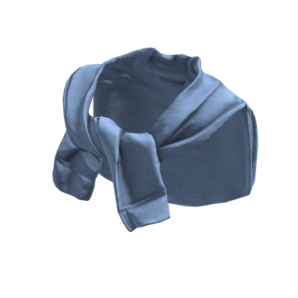 Blue Tied Sweater On Shoulder thumbnail