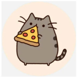 Pusheen pizza party