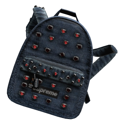 Suprme B.B Studded Denim Backpack 3.0