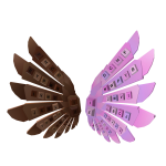 Wings Keyboard Pink&Brown 