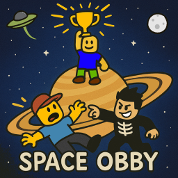 🚀  [50 LEVELS] Space Obby!