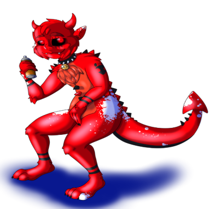 Mr Demonic holding Spray Paint TBFT Roblox decal