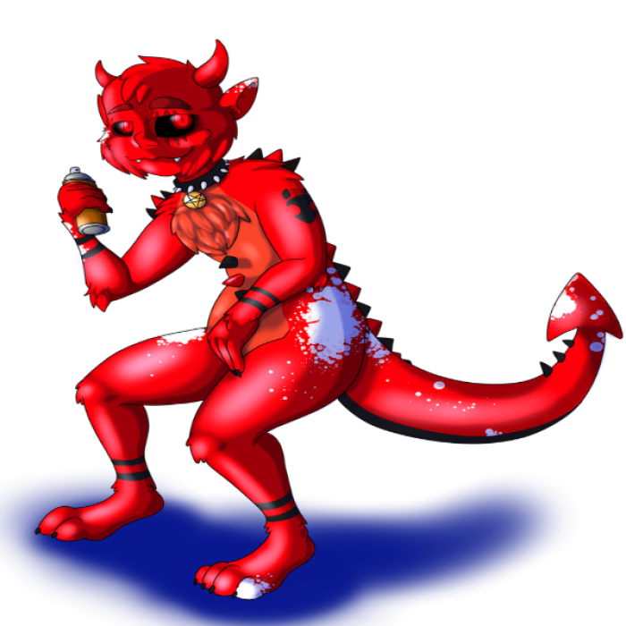 Mr Demonic holding Spray Paint TBFT Roblox decal