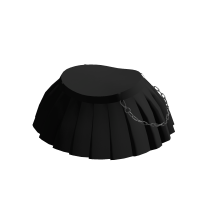Black Pleated Mini Skirt