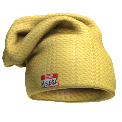 M11! - Oversized Yellow Beanie