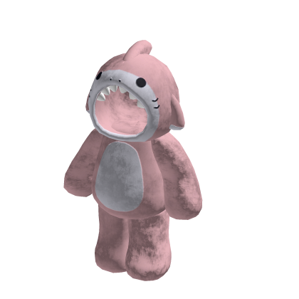 🍀Cute Shark Plushie Onesie (Pink)