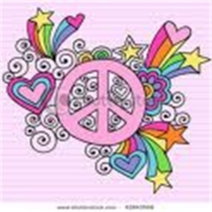 Colorful Peace Sign Roblox decal