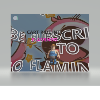 CART RIDE INTO FLAMINGO 