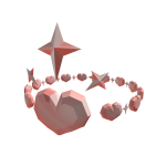 Pink Star Heart Crown