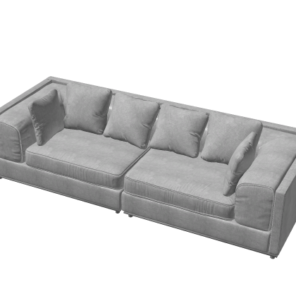 Realistic sofa