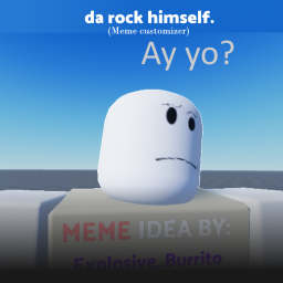 The rock's eyebrows raised
