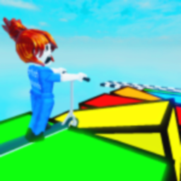 Obby But You Are On A Scooter