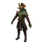Full Body Orc Suit Fire Magic 