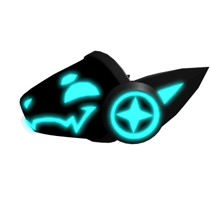 Emissive Protogen Visor | Blue/Black